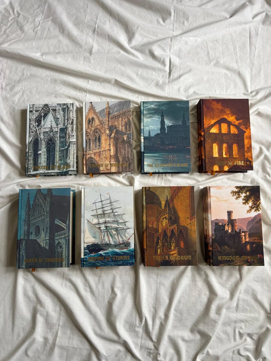Throne of Glass by Sarah J Maas Special Edition Rebind Hardcover Full Set
