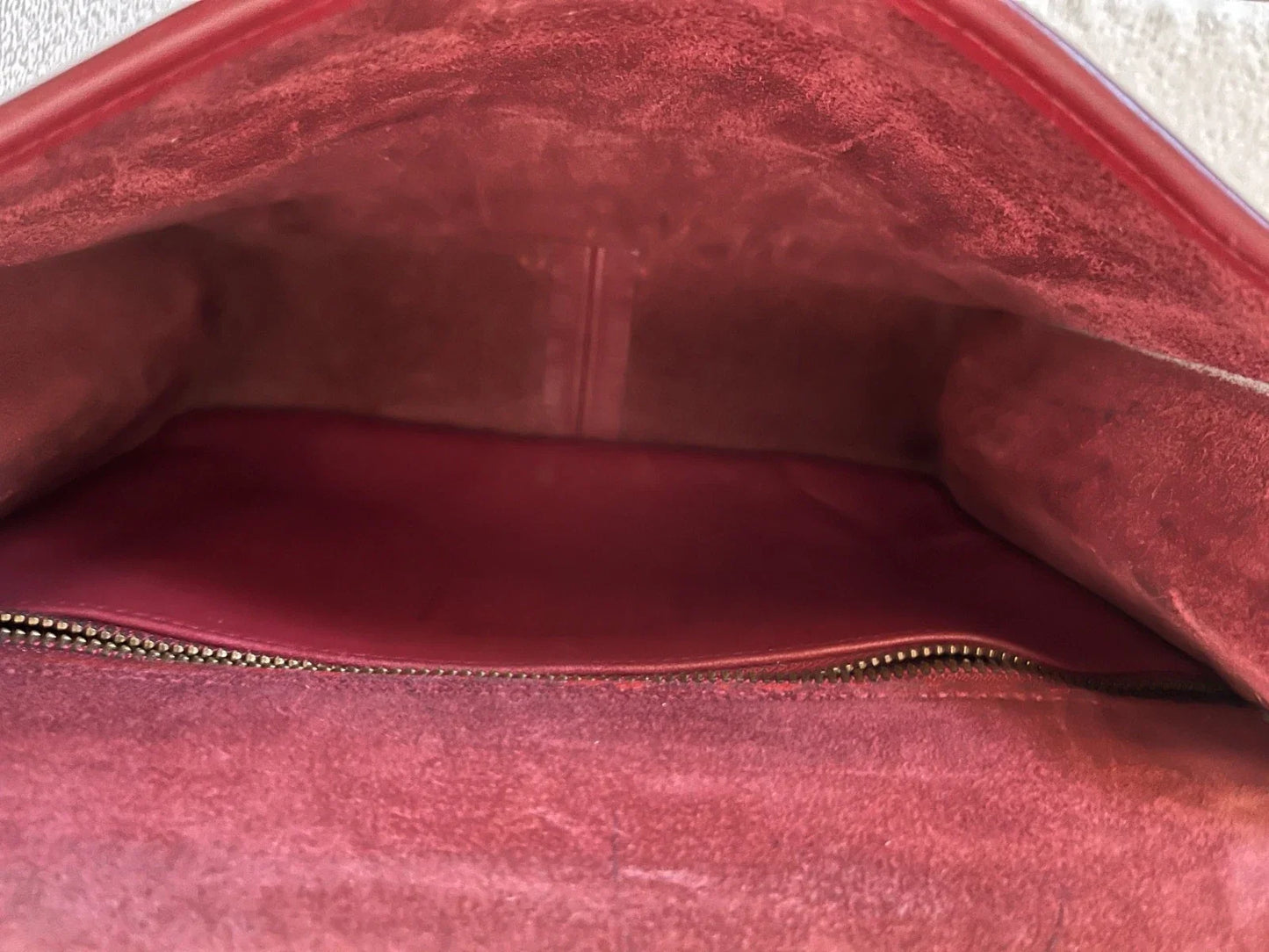 VTG Coach Willis Bag 9927 Dark Red Glove Tanned Leather Crossbody Satchel 1994