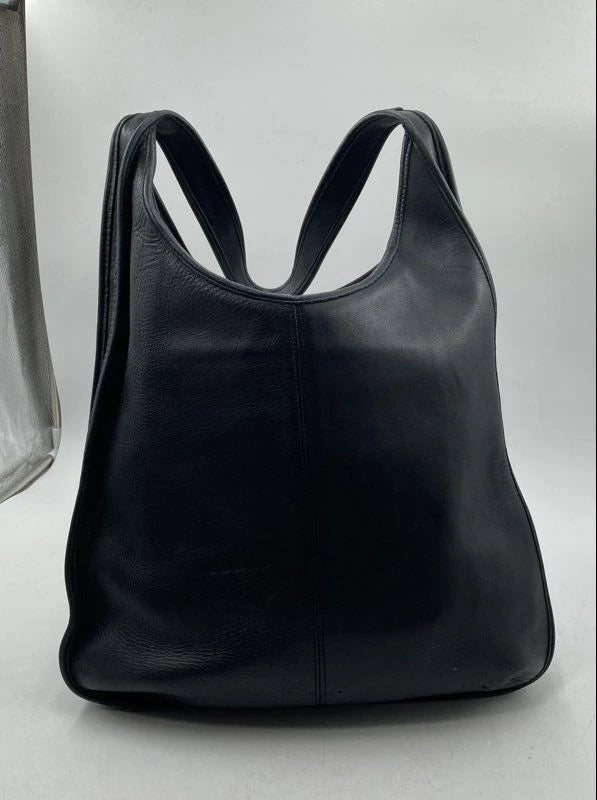 Rare Vintage Coach Womens Ergo Black Leather Hobo Bag Extra-Large