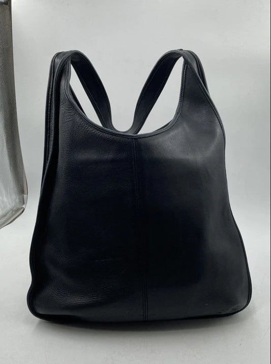 Rare Vintage Coach Womens Ergo Black Leather Hobo Bag Extra-Large