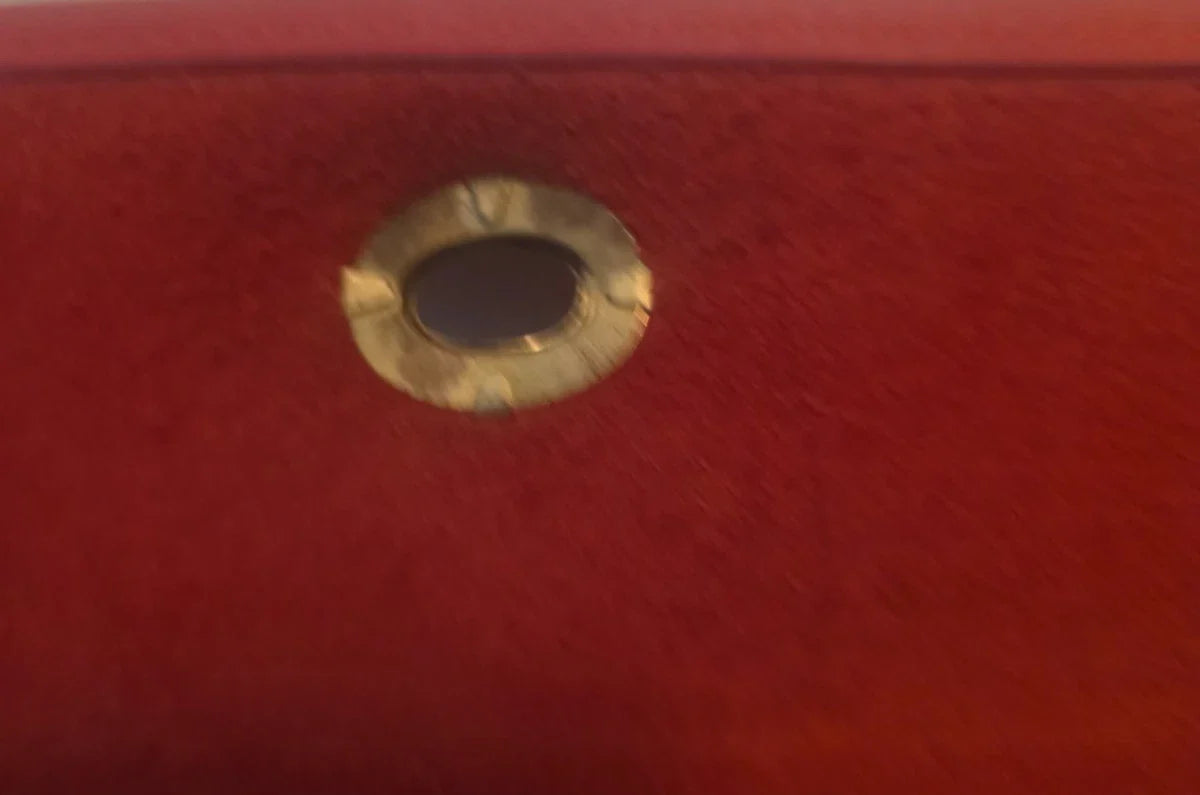 Vintage Red Dinky Crossbody Coach Bag. Made in New York City USA, 70s