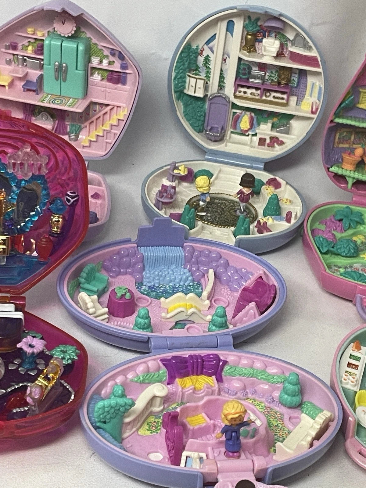 Polly Pocket Bluebird Lot~26Sets 50-Dolls Accessories (please Read) 80’s 90’s