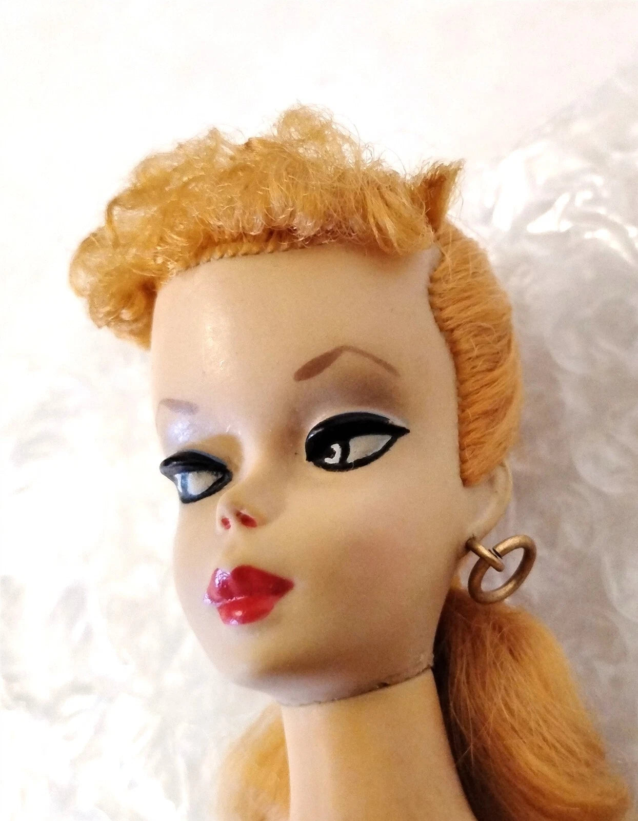 Vintage Barbie Number 1 Doll 1959, Original Mattel Collector Edition, Complete with Original Box, Rare Collectible