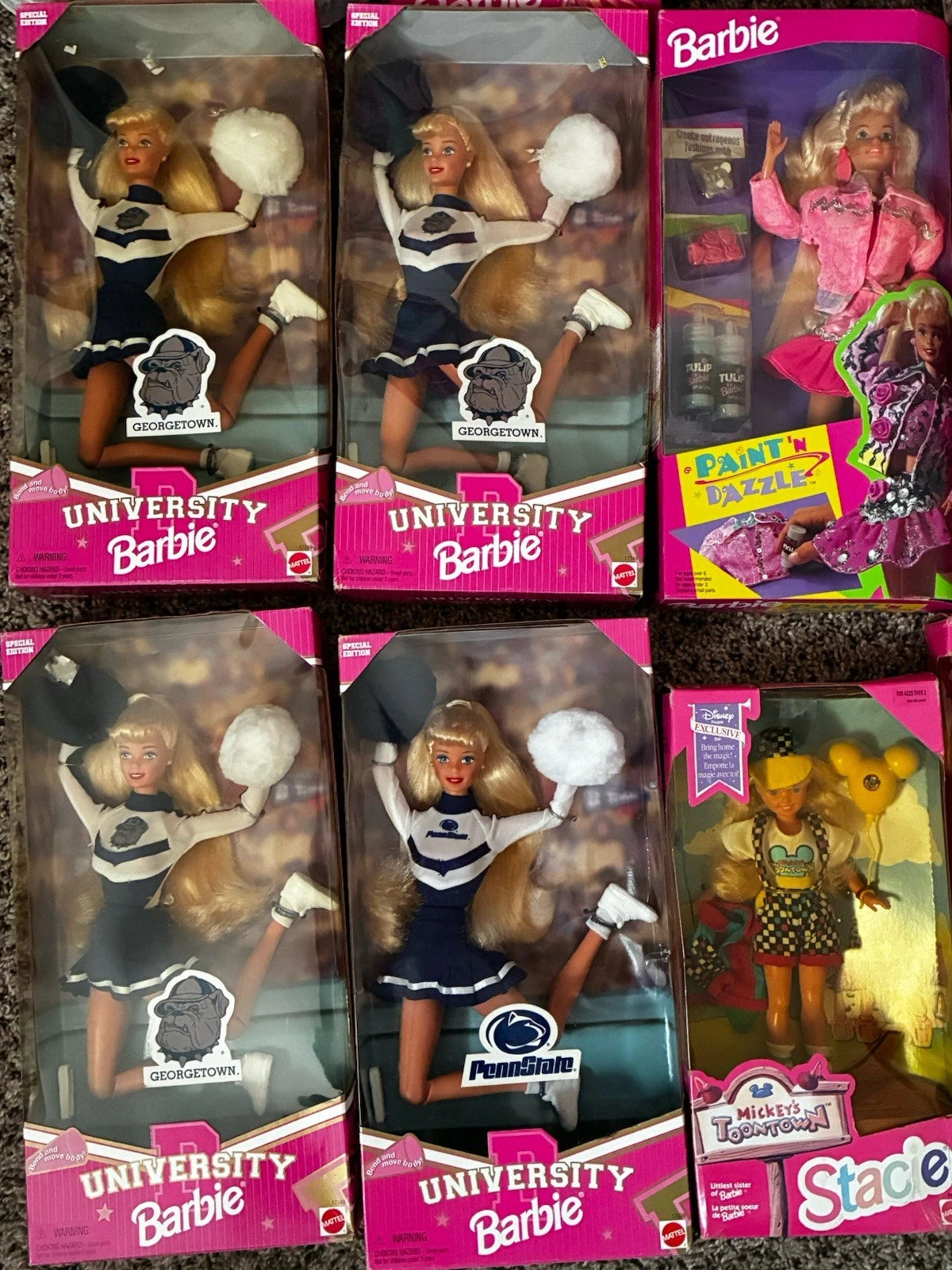 Barbie Doll Collection Assorted Styles and Themes Mattel 1990-2009 Sealed NIB