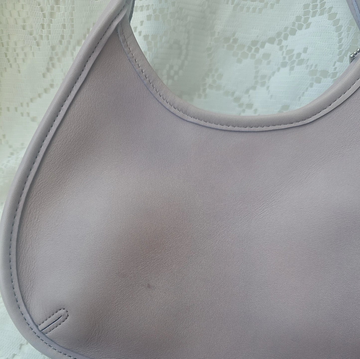 Vintage Coach Ergo Shoulder Bag 9027 Rare Lavender Purple Leather
