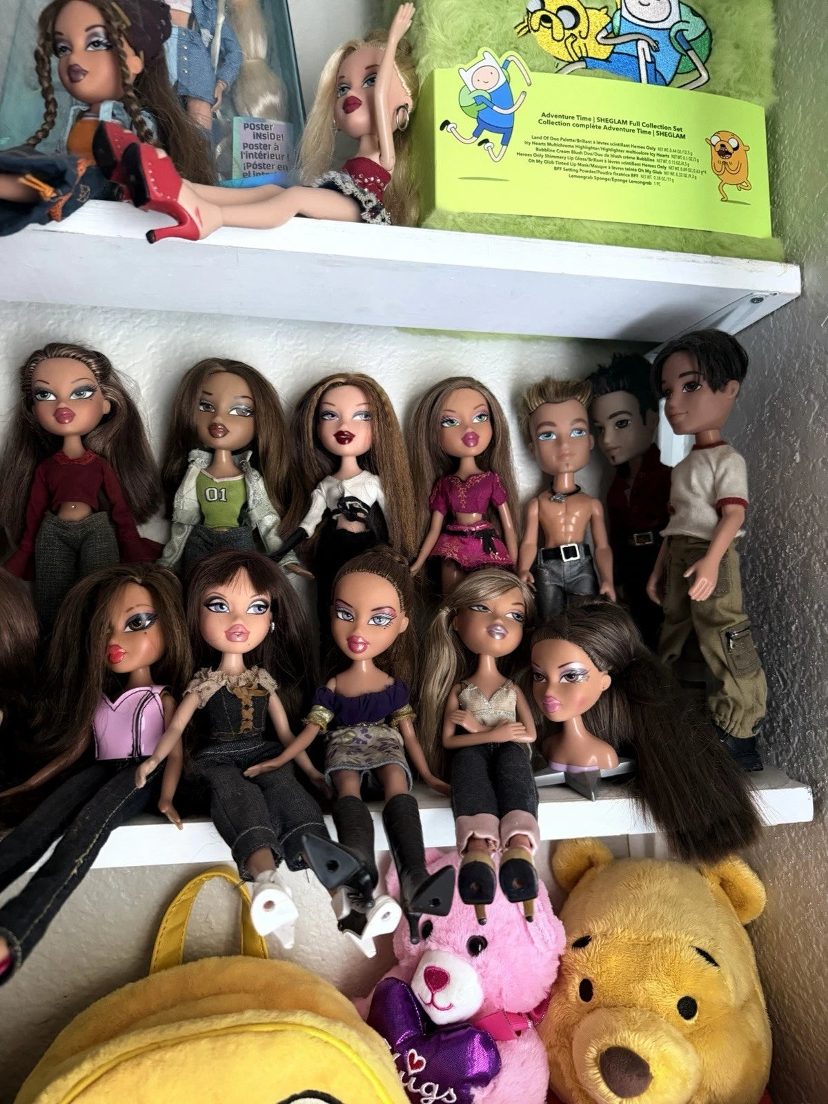 Bratz Fashion Doll Lot, 52 Dolls Plus Head, Jade Sasha Yasmin and More, Y2K Vintage Doll Collection