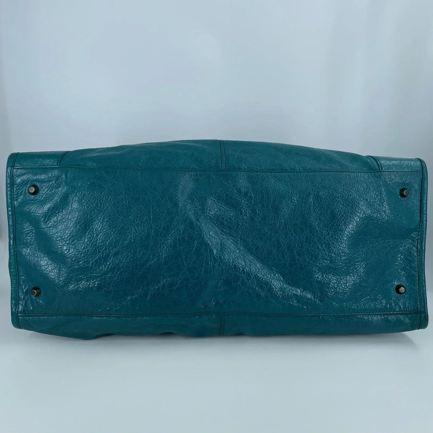 Balenciaga City Bag Blue Handbag Leather 101604