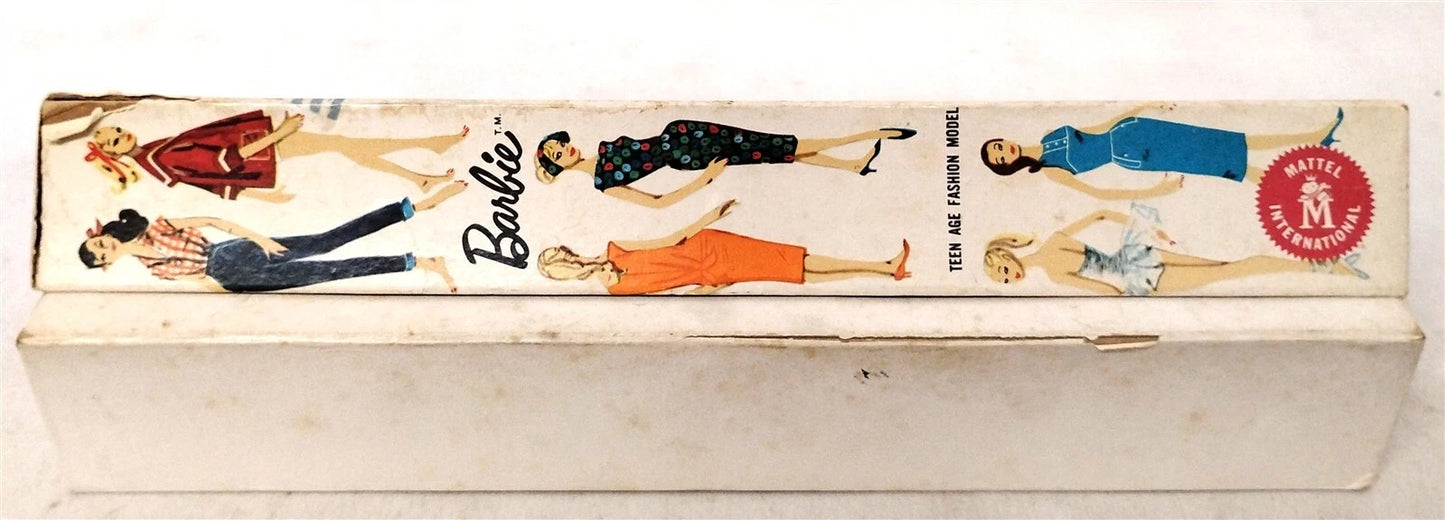 Vintage Barbie Number 1 Doll 1959, Original Mattel Collector Edition, Complete with Original Box, Rare Collectible