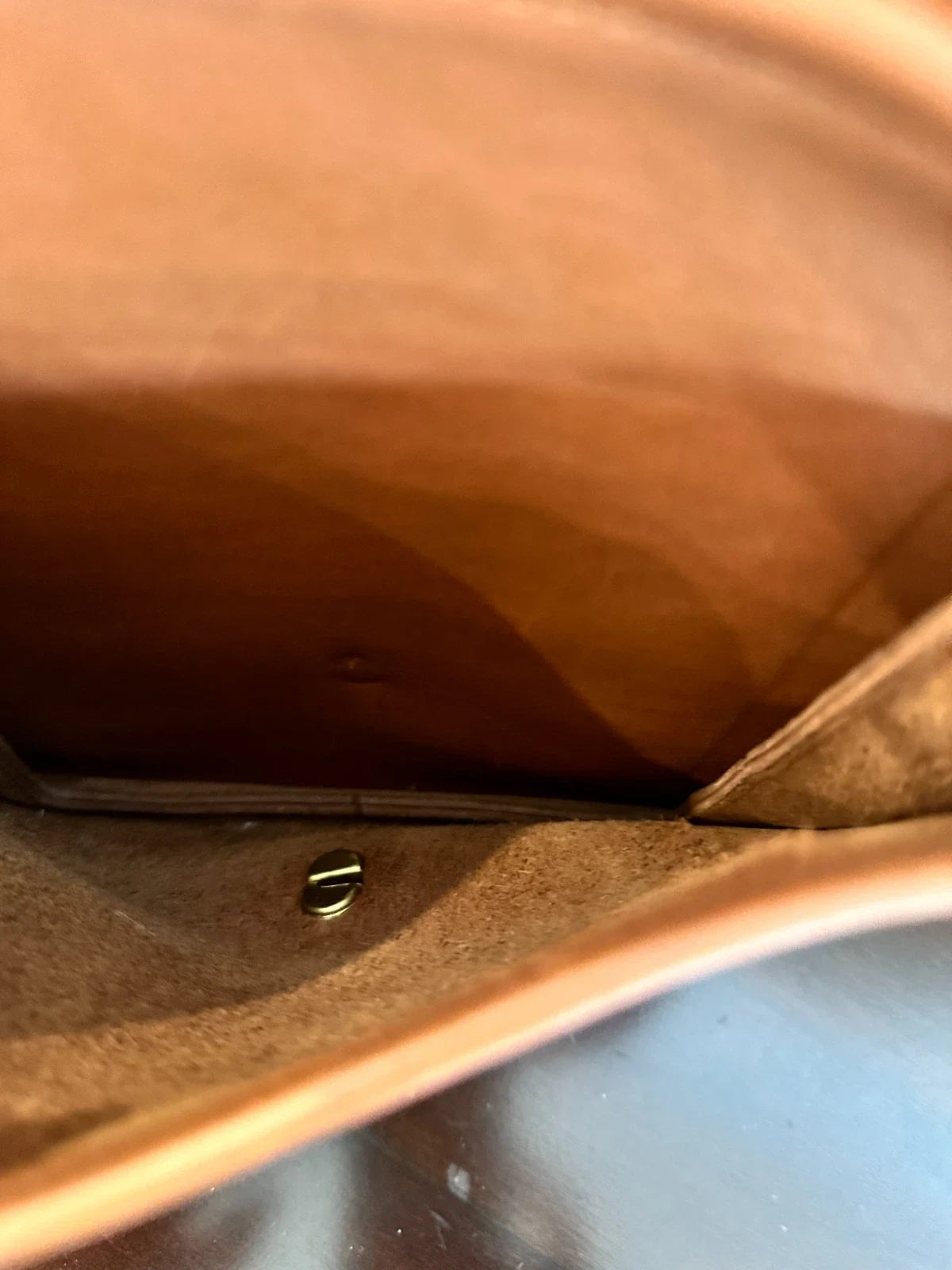 Vintage Coach 5130 Station British Tan Leather Crossbody Bag Purse