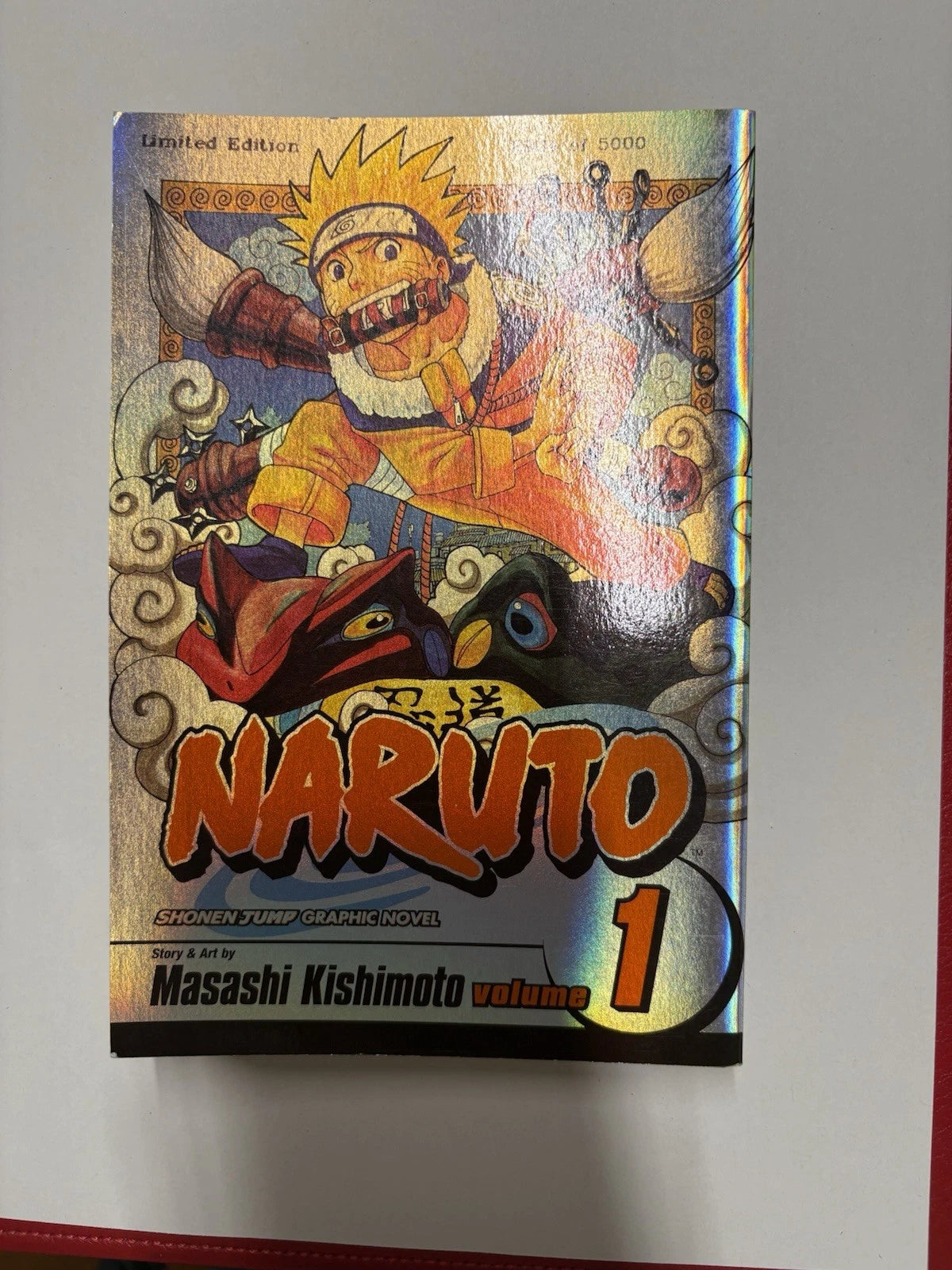 NARUTO #1 Limited Edition 2003 Manga - English FOIL Cover