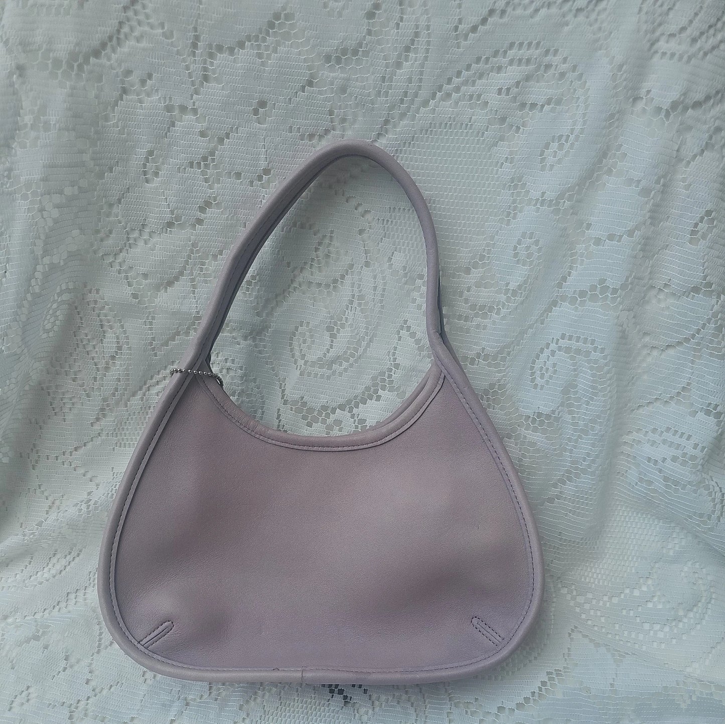 Vintage Coach Ergo Shoulder Bag 9027 Rare Lavender Purple Leather
