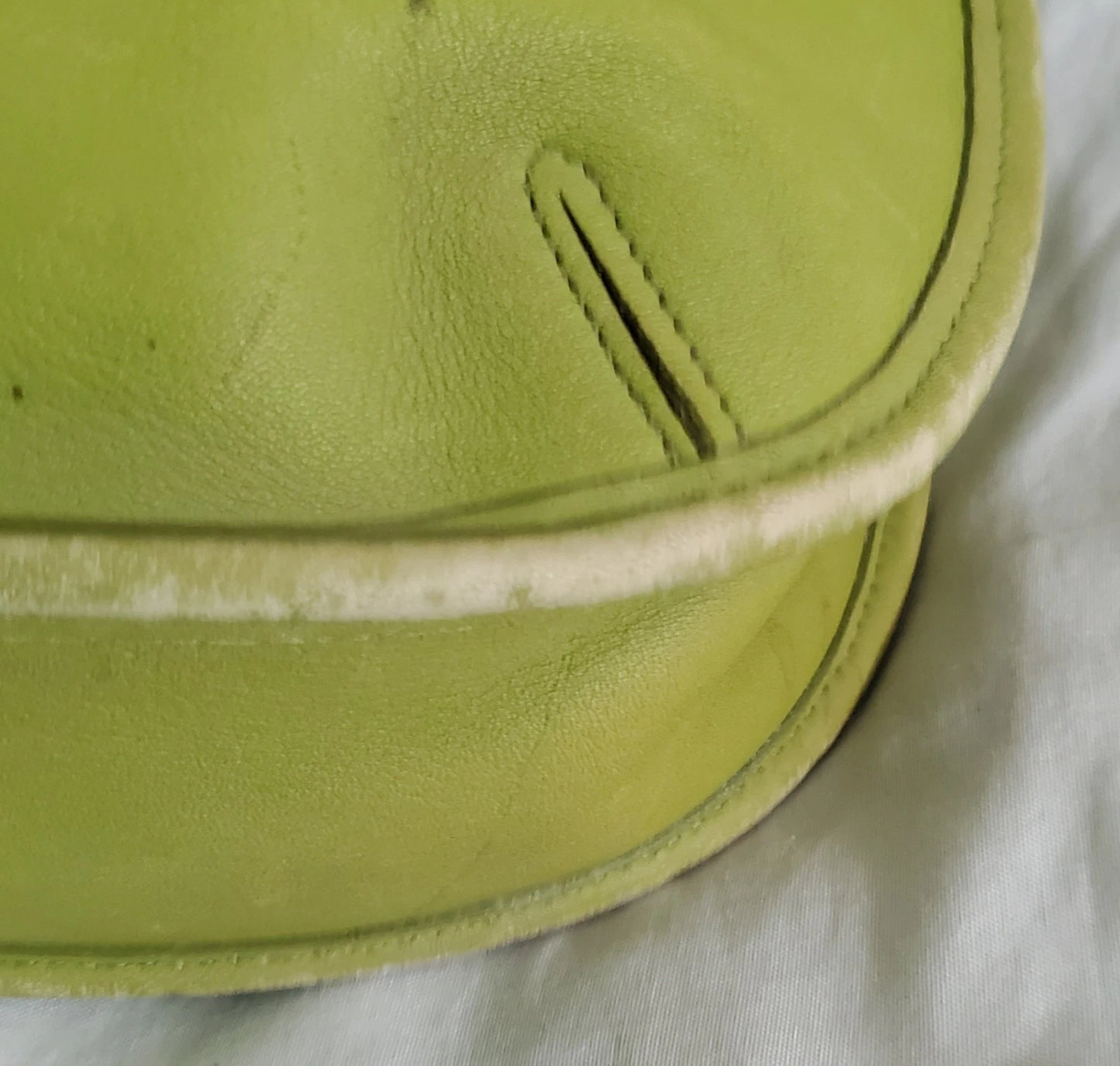 Vtg Rare Old 90s Coach 9034 Flap Ergo Leather Shoulder Bag Lot Green Made In USA
