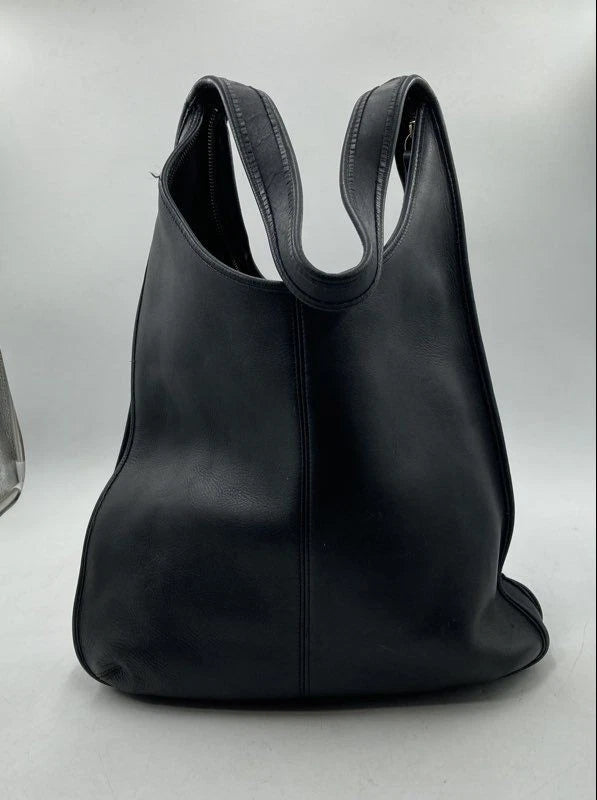 Rare Vintage Coach Womens Ergo Black Leather Hobo Bag Extra-Large