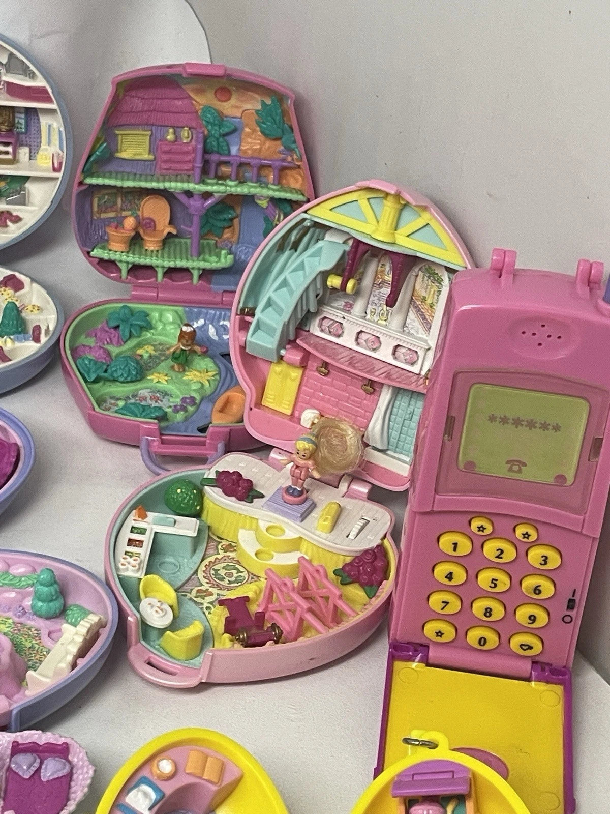 Polly Pocket Bluebird Lot~26Sets 50-Dolls Accessories (please Read) 80’s 90’s