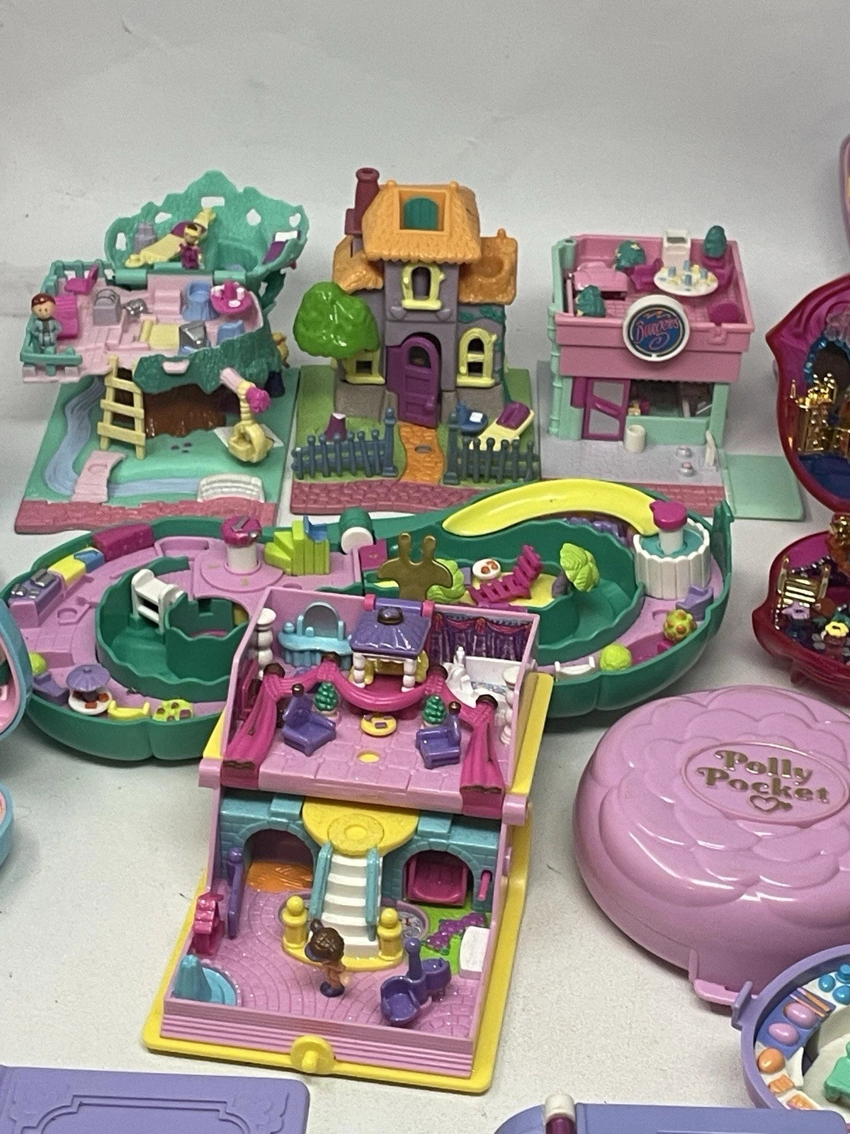 Polly Pocket Bluebird Lot~26Sets 50-Dolls Accessories (please Read) 80’s 90’s