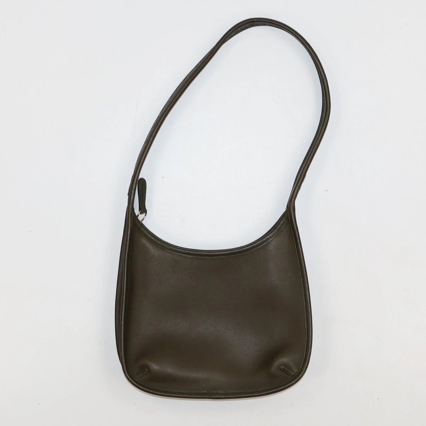 Vintage Coach 9020 Small Shoulder Bag Green Leather Costa Rica Rare