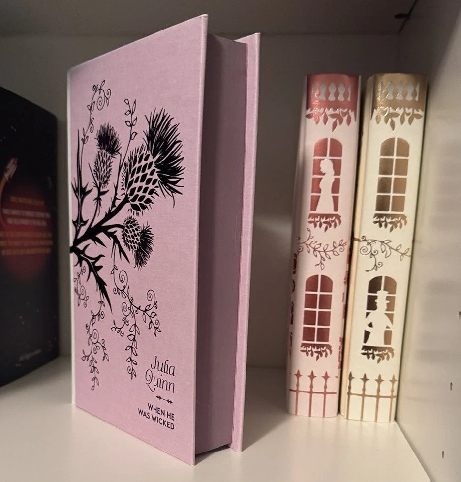 Bridgerton Full Book Set, Illumicrate First Edition, 1st book signed