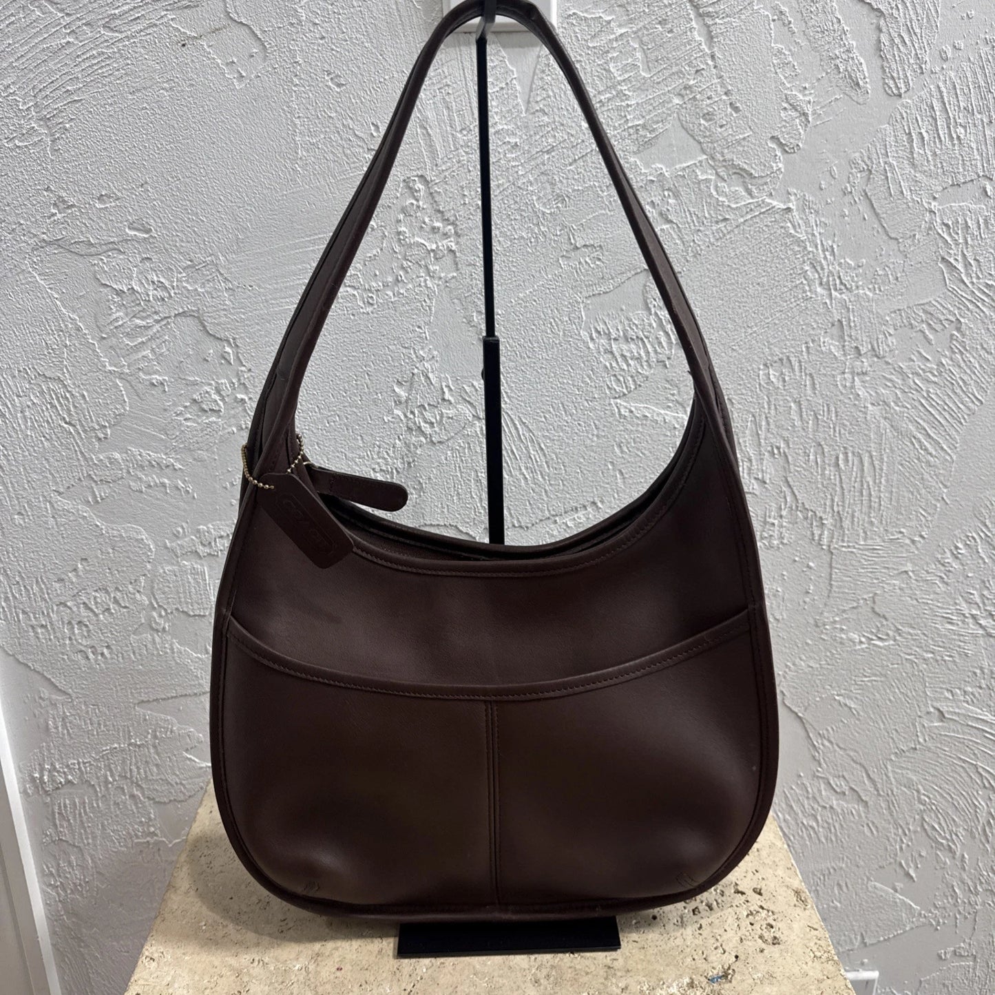 Vintage COACH Coach 9033 Ergo Shoulder Bag Glove Tanned Leather brown Costa Rica