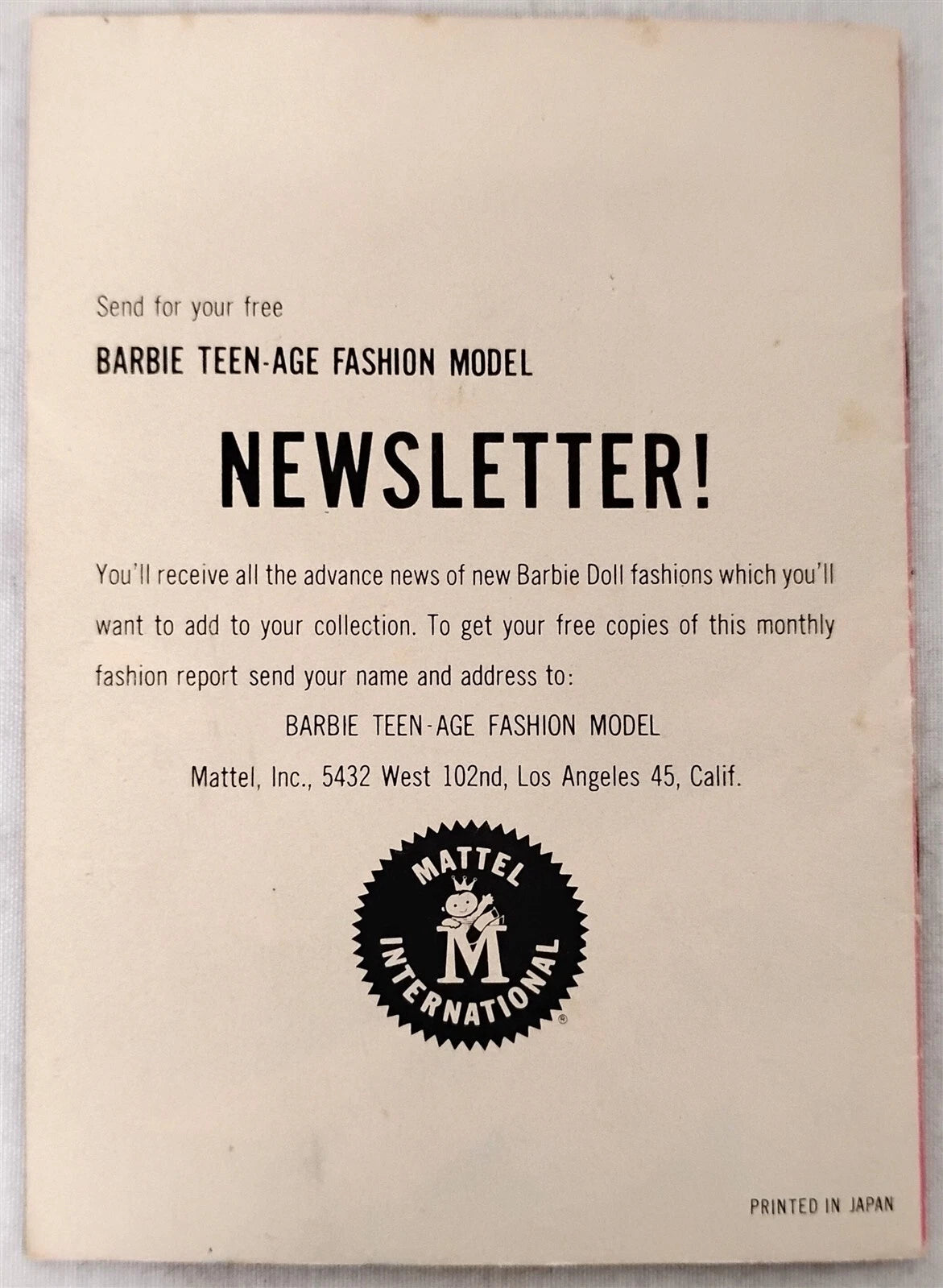 Vintage Barbie Number 1 Doll 1959, Original Mattel Collector Edition, Complete with Original Box, Rare Collectible