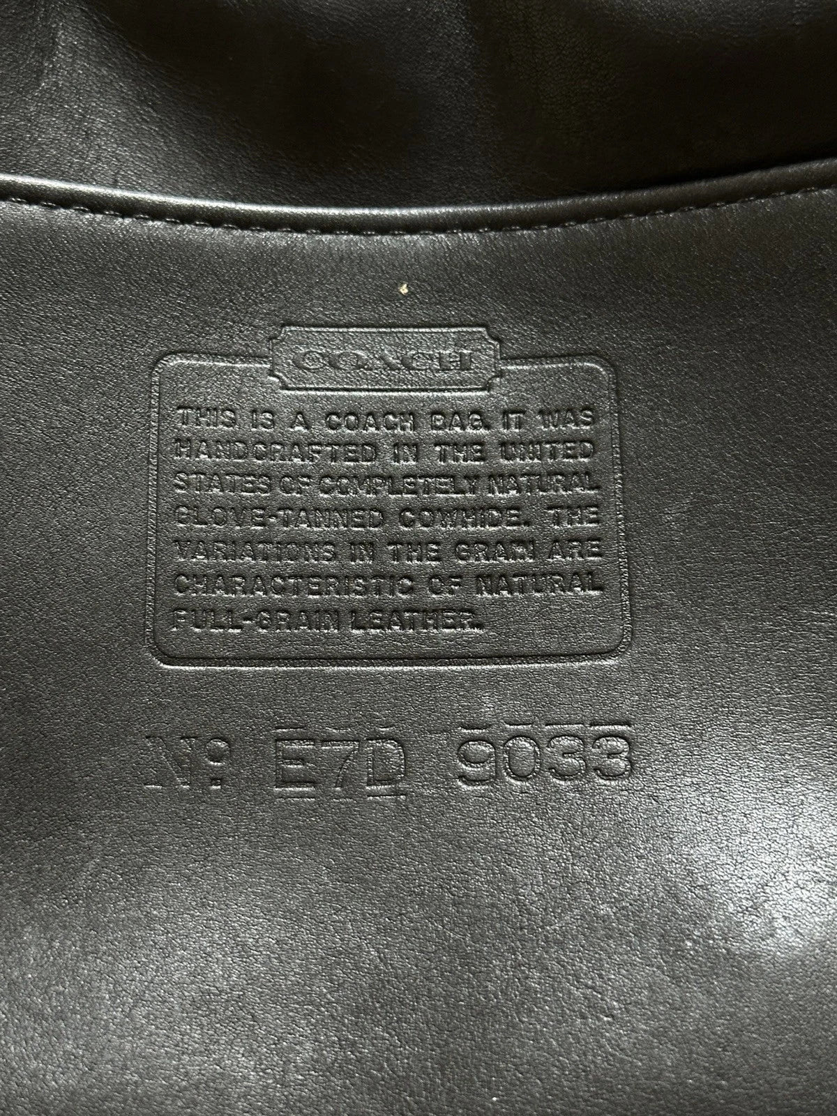 Coach Ergo Hobo Bag No. E7D 9033 - vintage, good condition