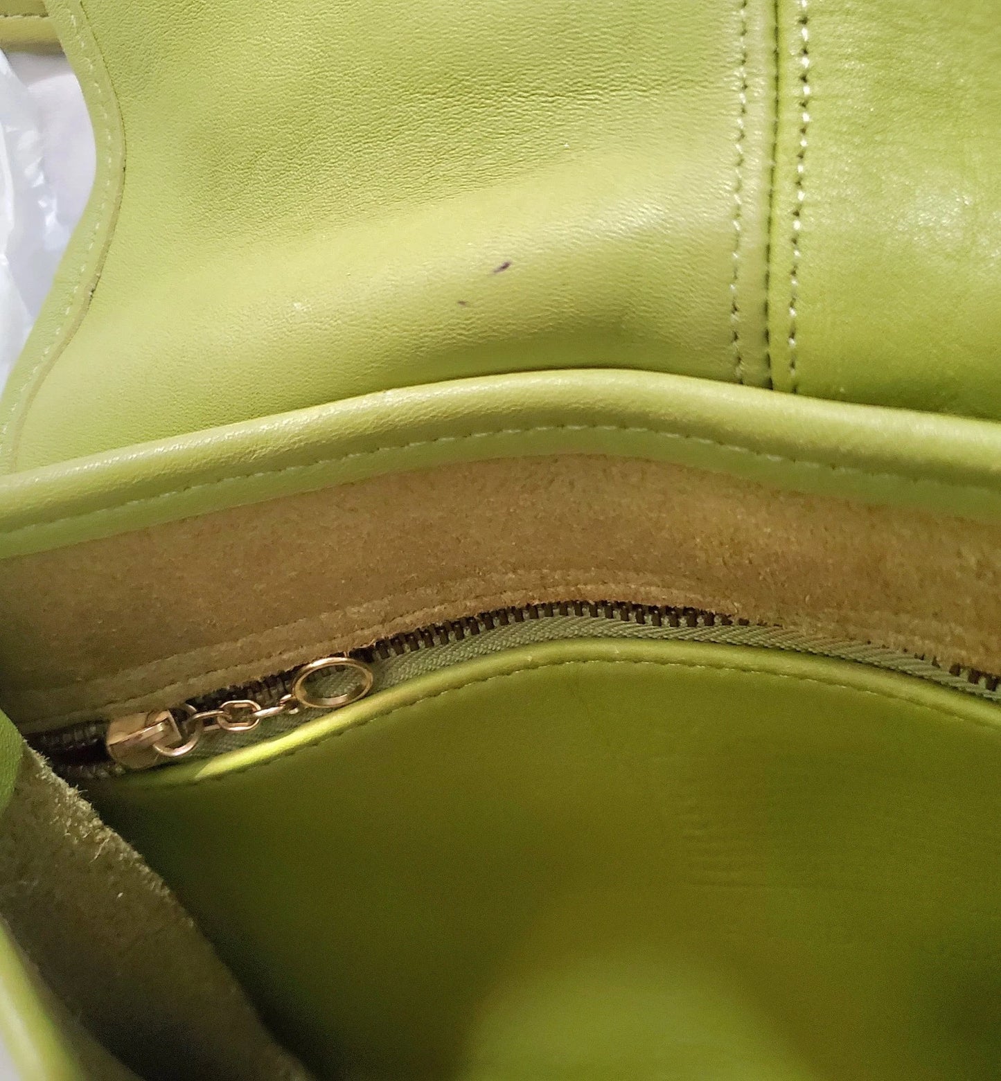 Vtg Rare Old 90s Coach 9034 Flap Ergo Leather Shoulder Bag Lot Green Made In USA