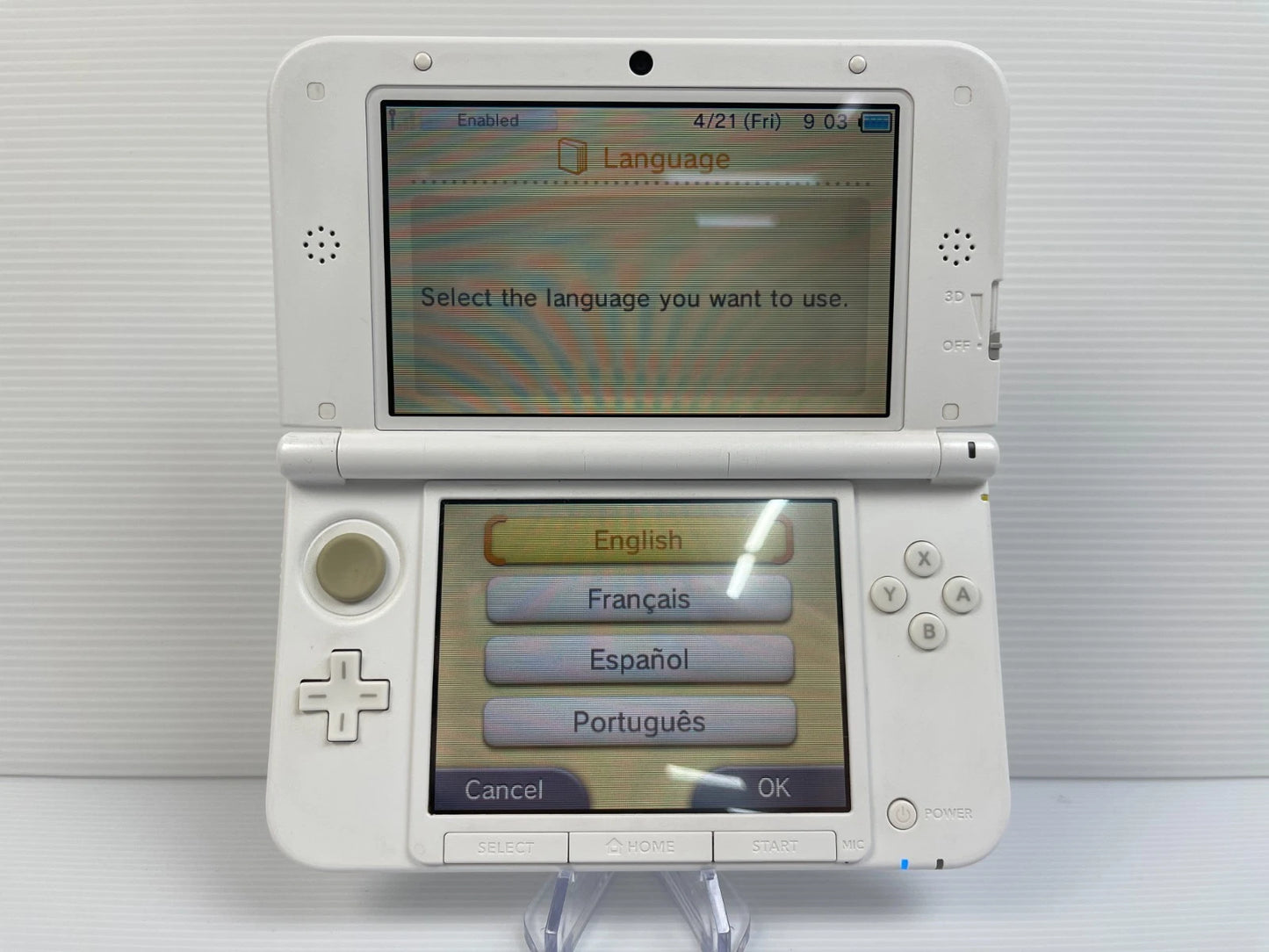 Nintendo 3DS 3DS XL LL Region Free Console Bundle, Red Blue Pink White Black, Japanese Retro Handheld
