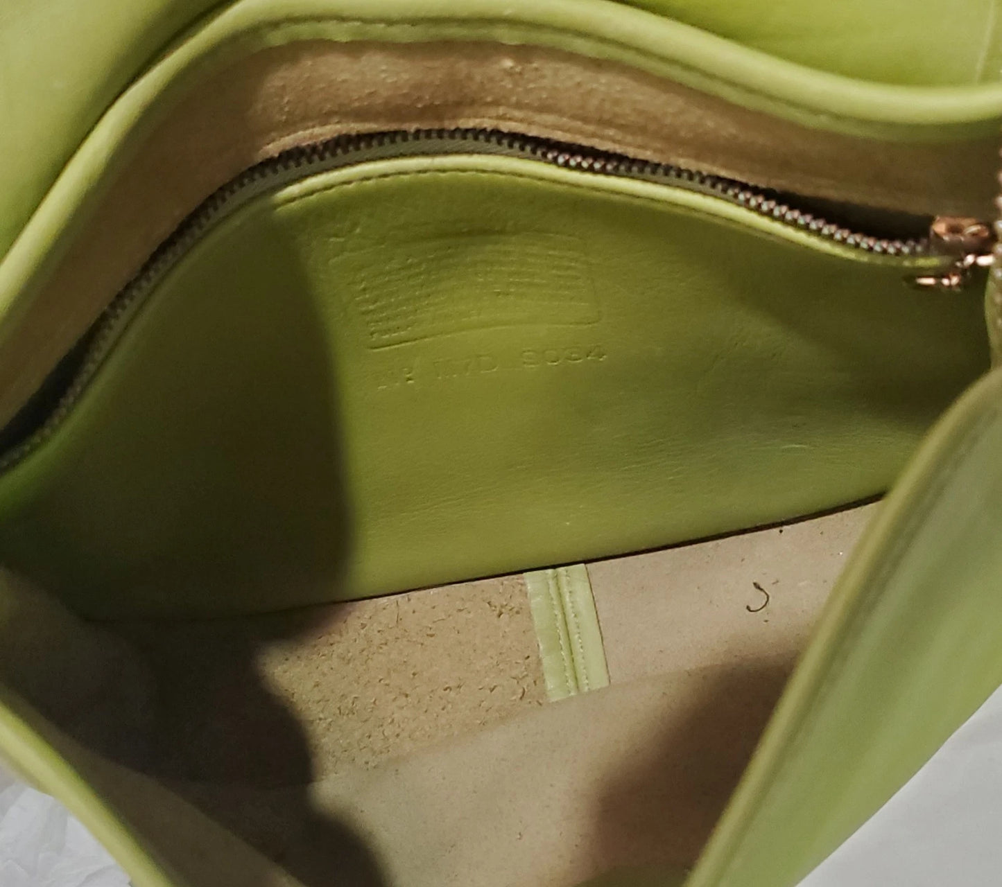 Vtg Rare Old 90s Coach 9034 Flap Ergo Leather Shoulder Bag Lot Green Made In USA