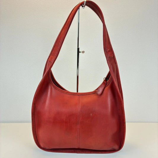 Coach Ergo 9033 Shoulder Bag Red Leather Handbag Authentic Women's From Japan