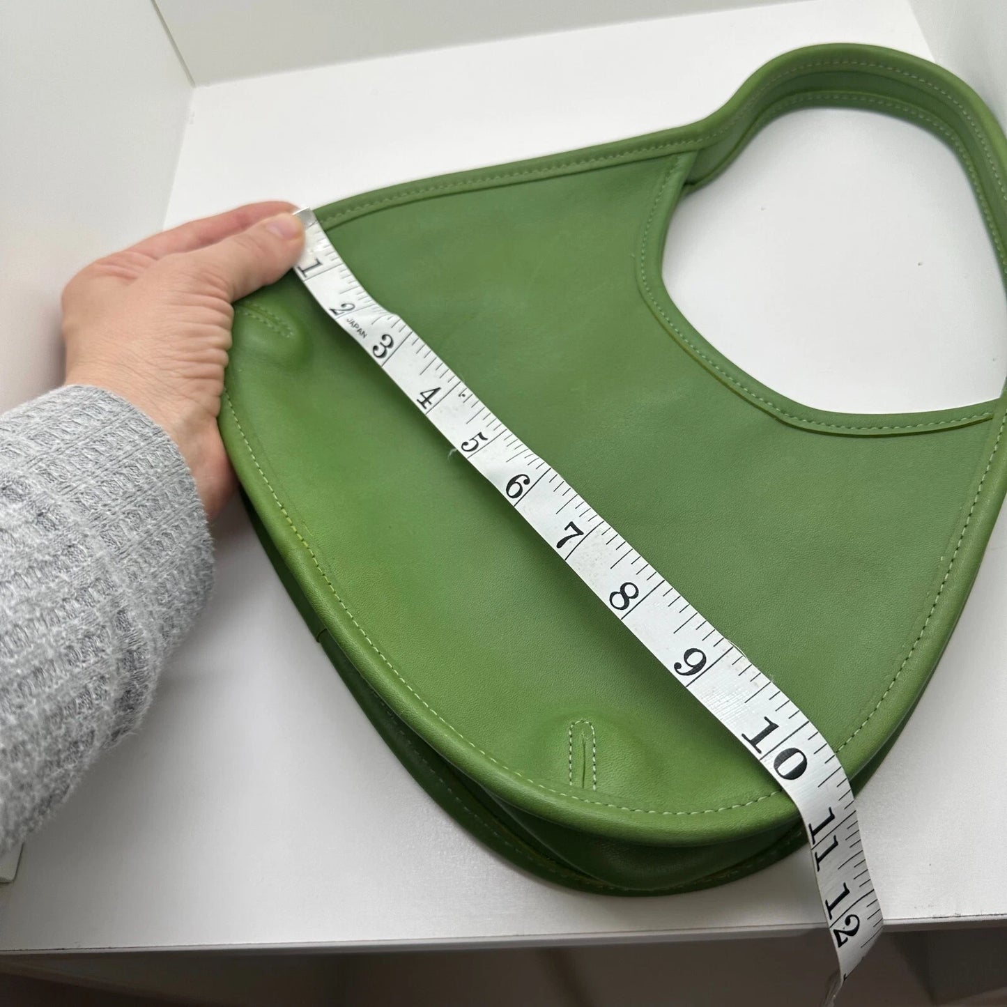 Vintage Coach Ergo Mini Green Leaf 9027 Leather Bag Purse Satchel RARE