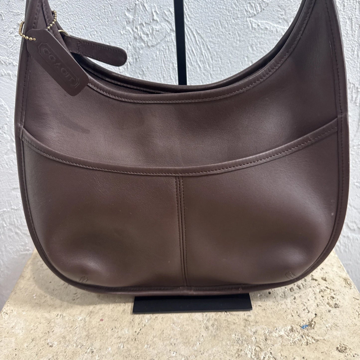 Vintage COACH Coach 9033 Ergo Shoulder Bag Glove Tanned Leather brown Costa Rica