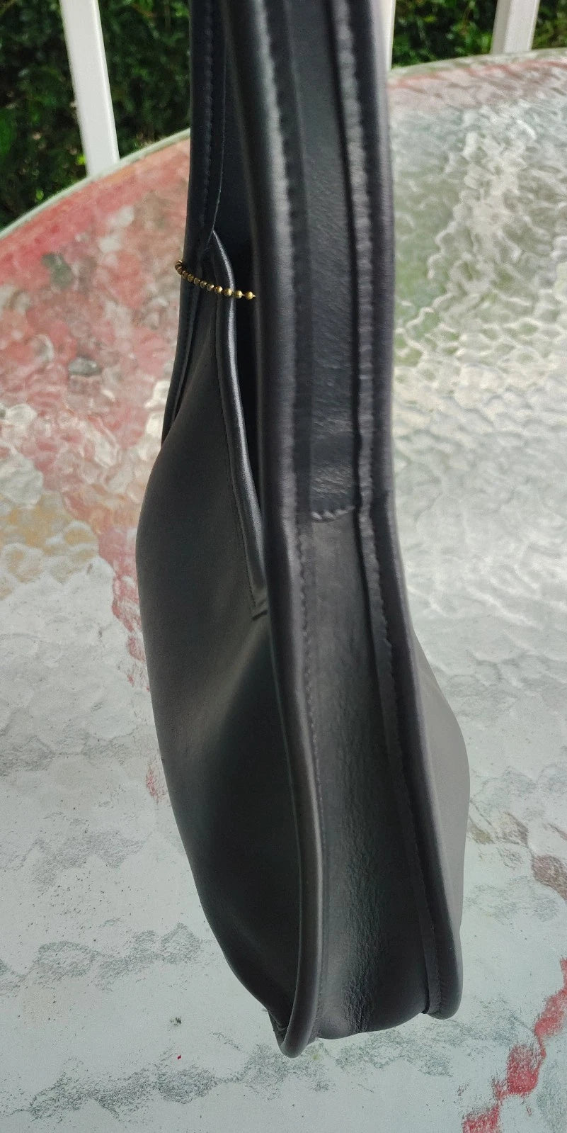 Coach RARE MINI 9027 Vintage Navy Blue Leather Ergo Shoulder Bag