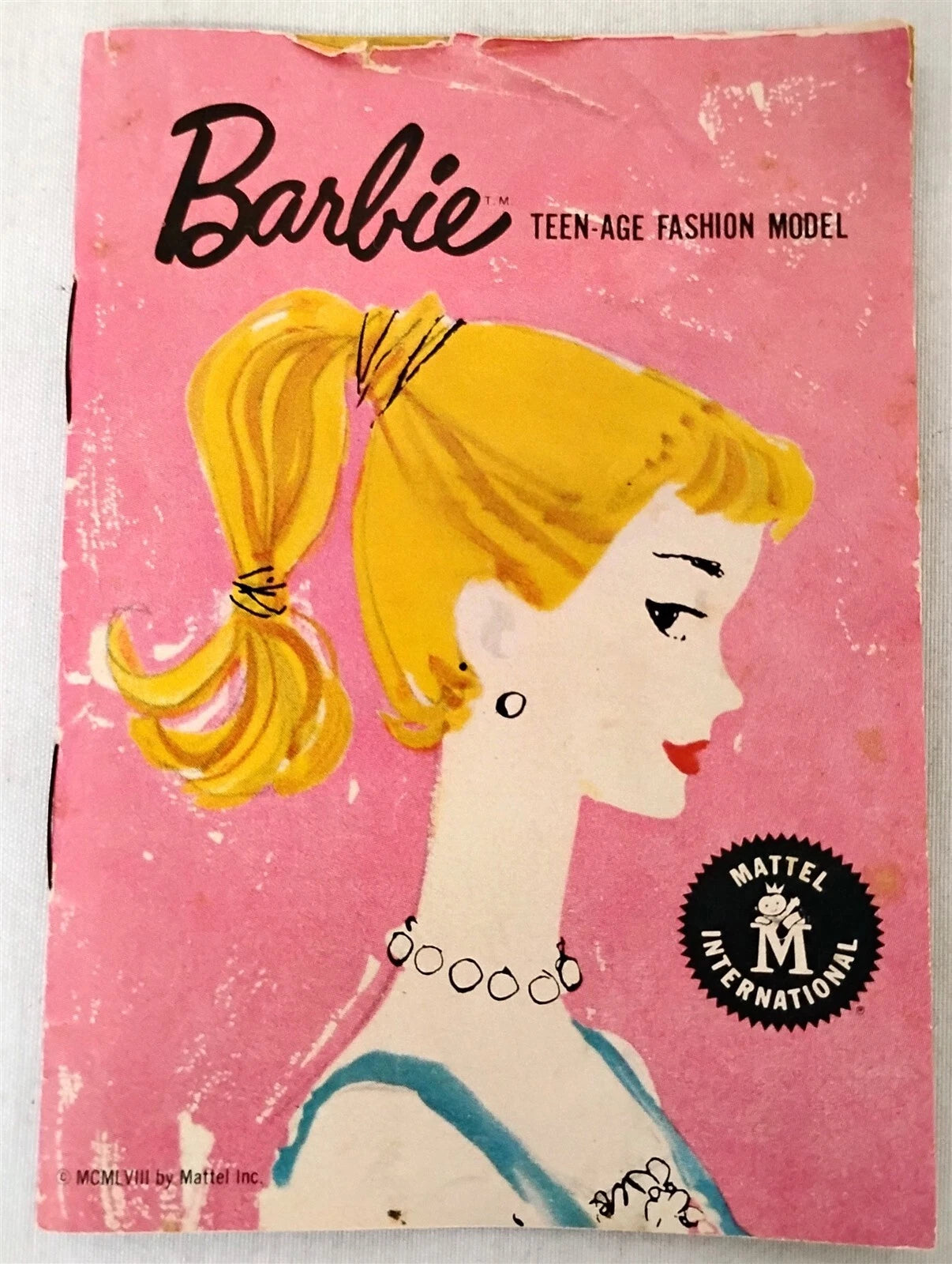 Vintage Barbie Number 1 Doll 1959, Original Mattel Collector Edition, Complete with Original Box, Rare Collectible