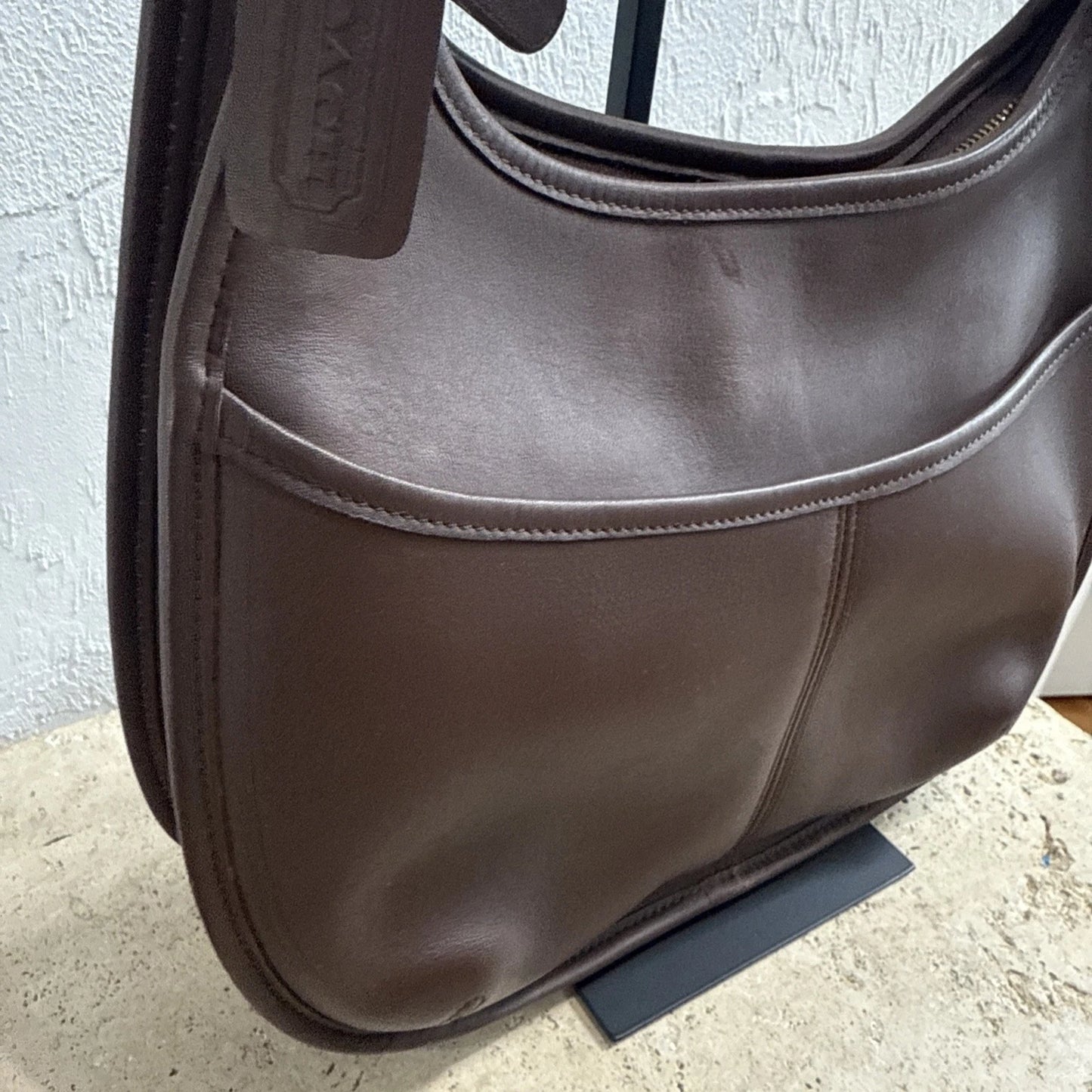 Vintage COACH Coach 9033 Ergo Shoulder Bag Glove Tanned Leather brown Costa Rica